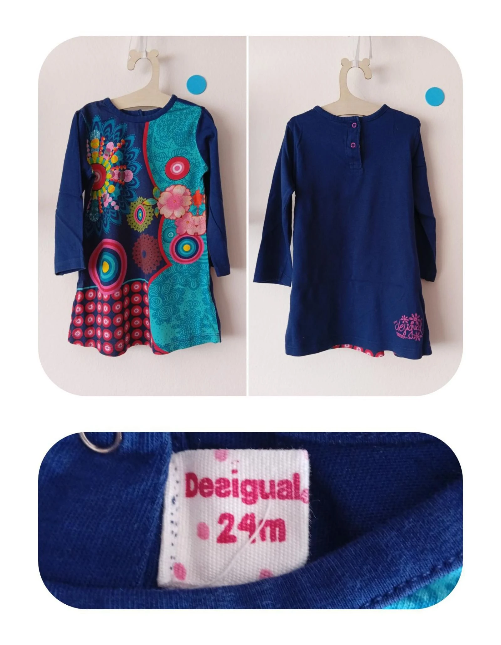 Lot bébé fille 12/24 mois Desigual+ autres – photo 5